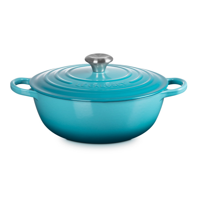 Le Creuset Signature Cast Iron Soup Pot, 26cm - Caribbean