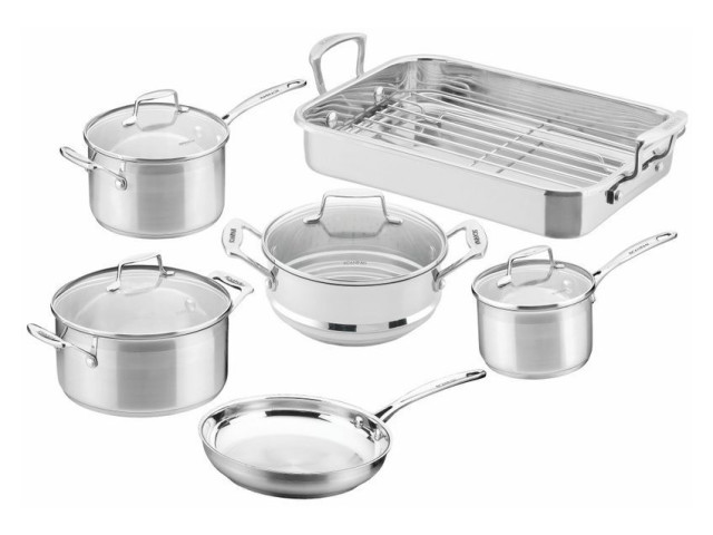 Scanpan Impact Cookware Set with Roaster, 6-Piece