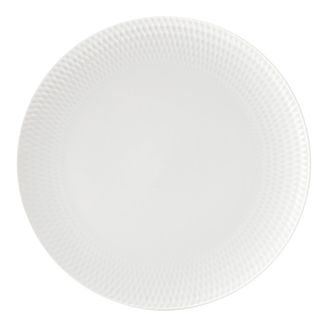 Maxwell & Williams White Basics Diamonds Dinner Plate, Set of 6