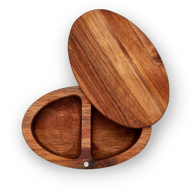 My Butchers Block Oval Salt & Pepper Holder