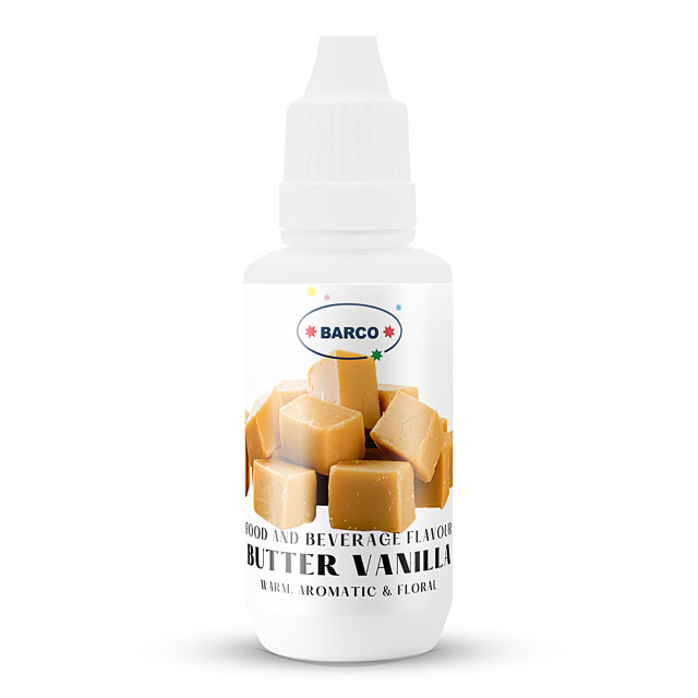 Barco Food Flavouring, 30ml - Butter Vanilla