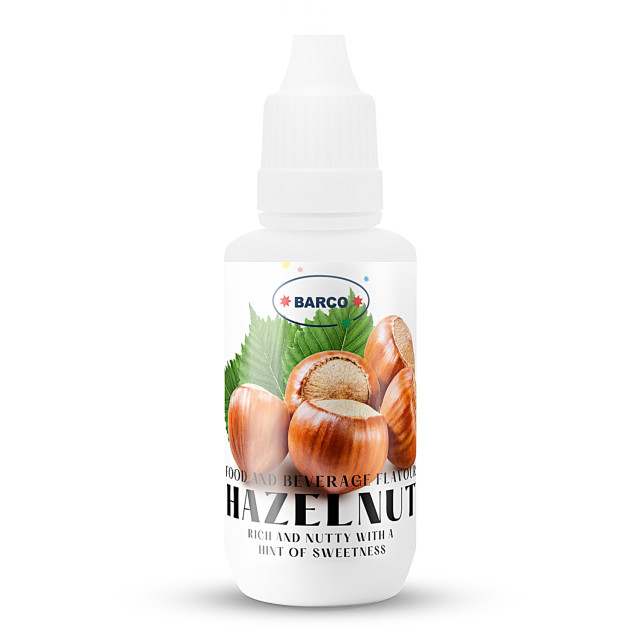 Barco Food Flavouring, 30ml - Hazelnut