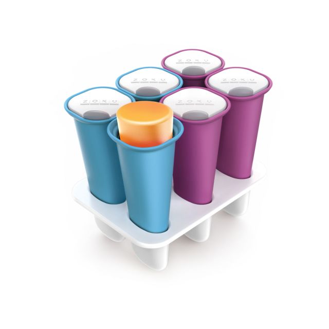 Zoku Silicone Summer Pop Moulds, Set of 6