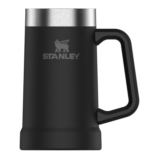 Stanley Adventure Beer Stein, 710ml - Matte Black Pebble angle