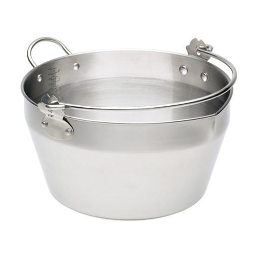 Kitchen Craft Home made Stainless Steel 9 Litre Maslin Pan with Handle