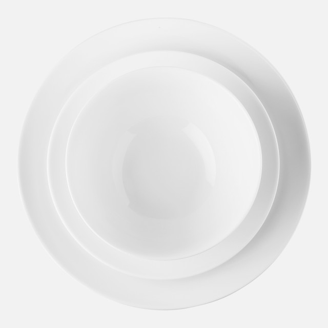 Yuppiechef Porcelain Coupe Dinner Plate, 26cm top view detail