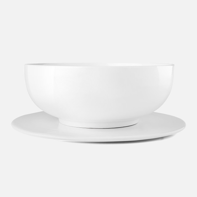 Angle image of Yuppiechef Porcelain Serving Bowl, 25cm