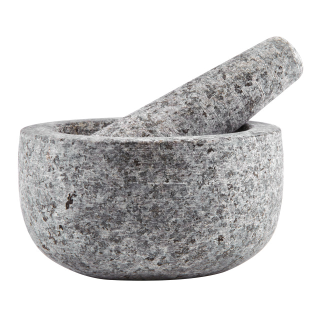 Humble & Mash Granite Pestle & Mortar, 12cm angle
