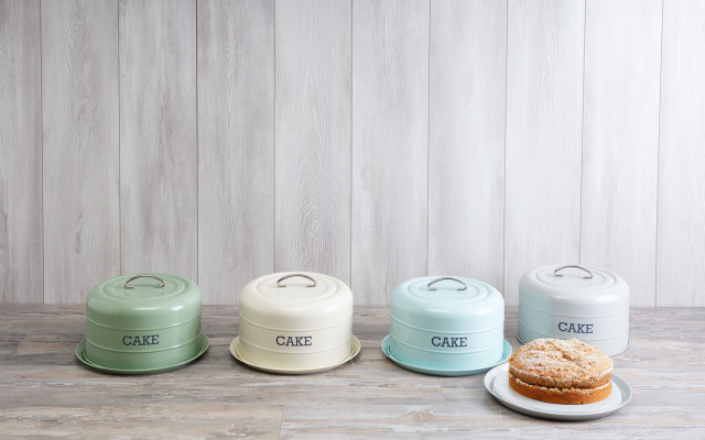KitchenCraft Living Nostalgia Airtight Domed Cake Tin