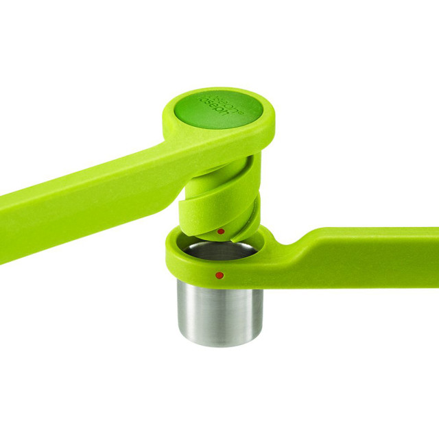 Joseph Joseph Helix Garlic Press close up