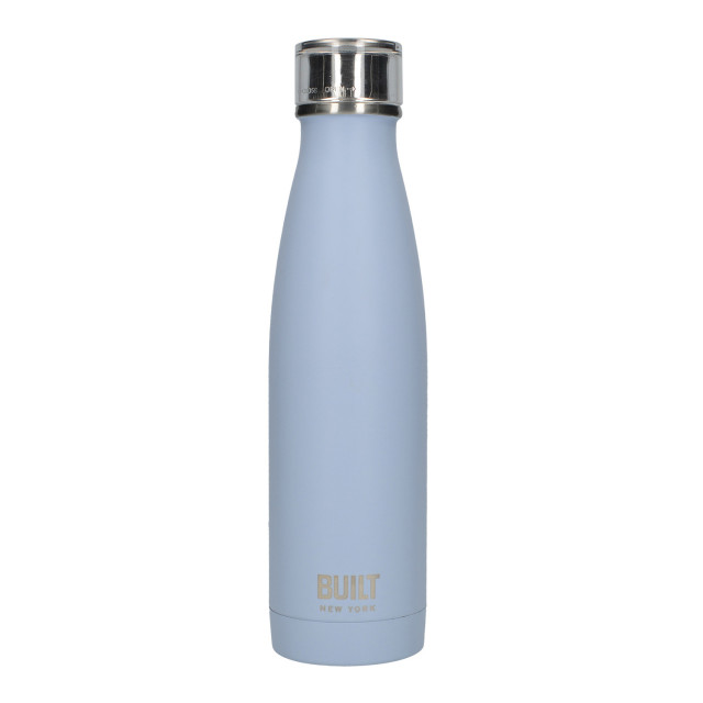 Built Double Walled Stainless Steel Water Bottle, 480ml - Arctic Blue