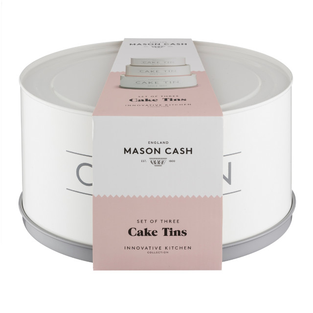 Mason Cash Innovative Cake Tins, Set of 3 Product Packaging Image