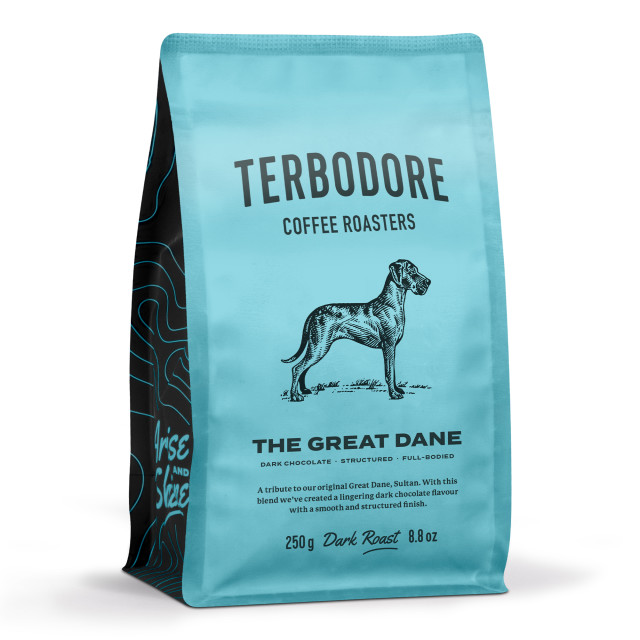Terbodore Coffee Roasters Great Dane Filter Ground Coffee, 250g