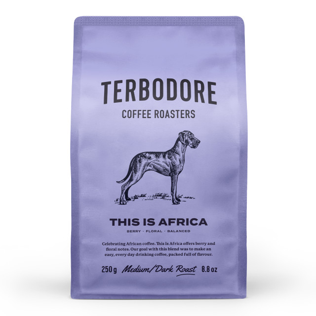 Terbodore Coffee Roasters This is Africa Filter Ground Coffee, 250g
