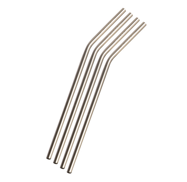 Pack Shot image of Nicolson Russell Stainless Steel Straws, Set of 4
