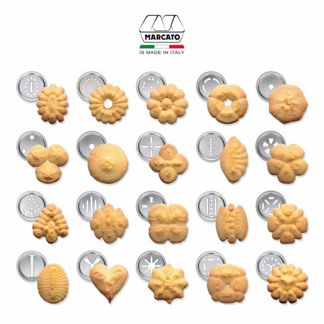 Marcato Classic Cookie Press, press shapes