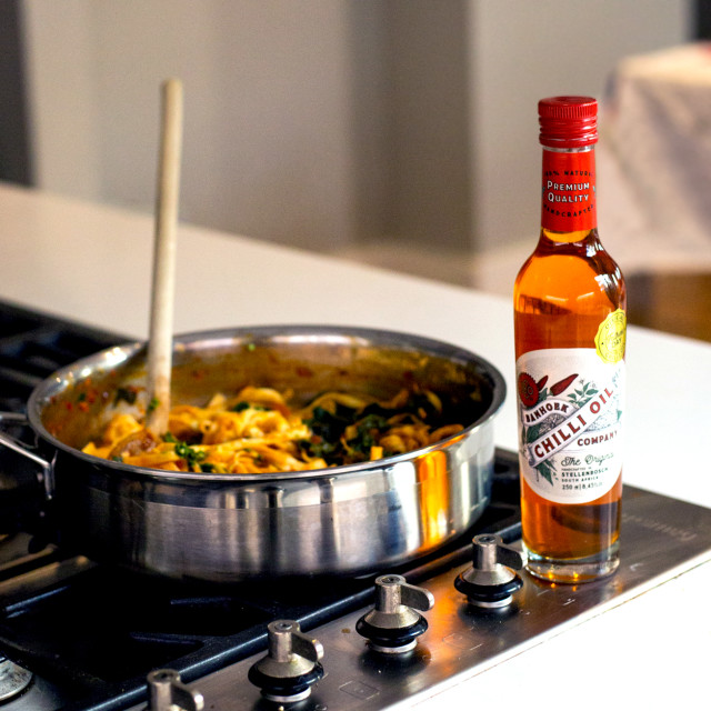 Banhoek Chilli Oil is ideal for pastas