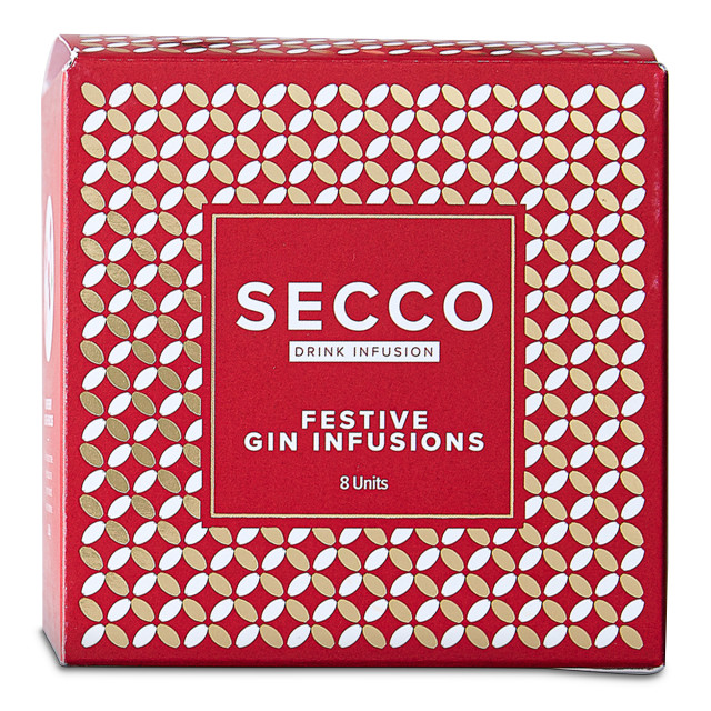 Secco Festive Gin Infusions, Pack of 8 angle