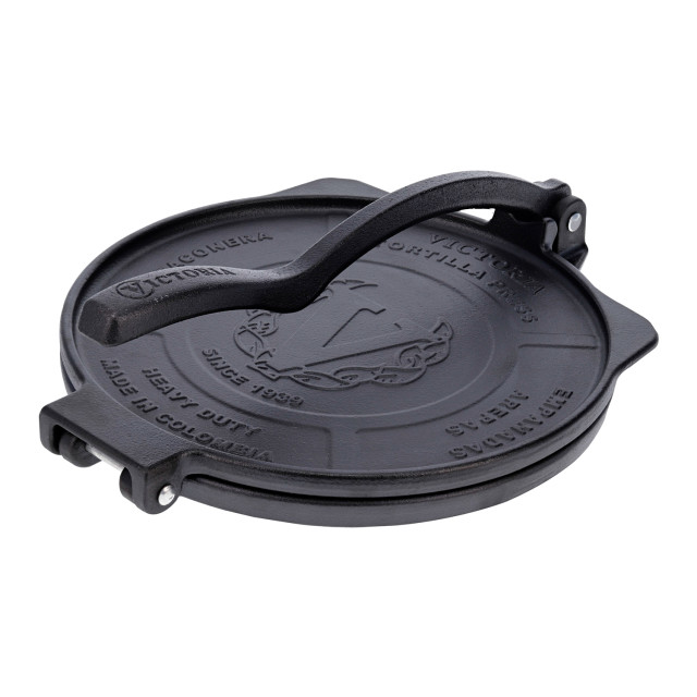 Victoria Seasoned Cast Iron Tortilla Press - 25cm product shot