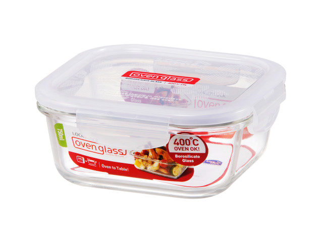 LocknLock Euro Square Glass Container