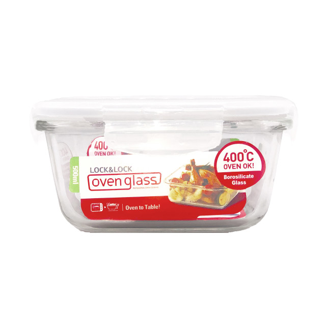 LocknLock Euro Square Glass Container