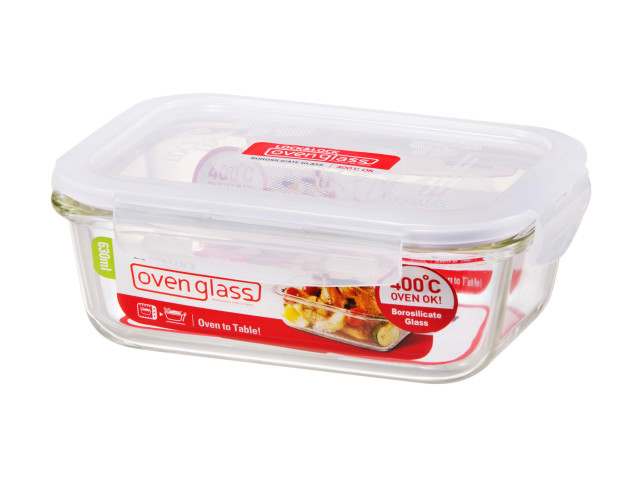 LocknLock Euro Rectangular Glass Container