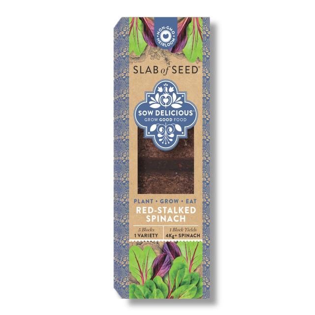 Slab of Seed Pure Red-Stalked Spinach angle