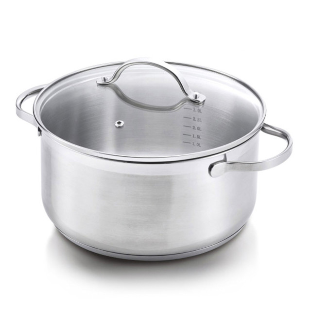 Brabantia Amsterdam Casserole with Glass Lid, 20cm