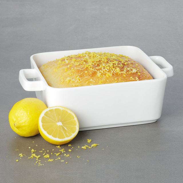 Maxwell & Williams Epicurious Square Baker, 19cm, white