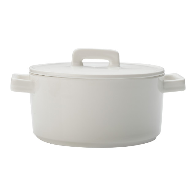 Maxwell & Williams Epicurious Round Casserole, 1.3L white