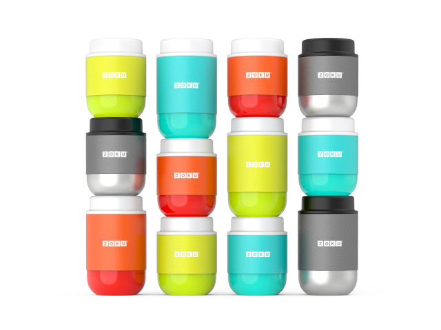 Zoku Stainless Steel Vacuum Insulated Food Jar, 475ml