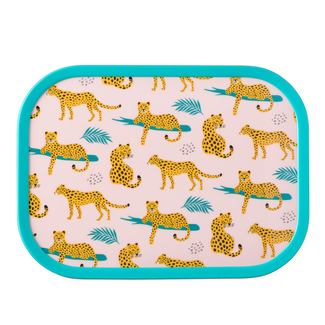 Mepal Campus Lunch Box Leopard top view 