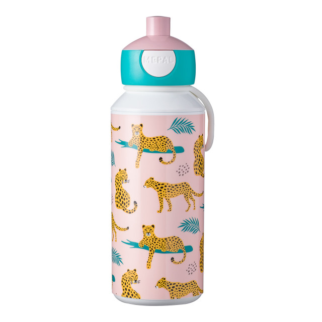 Mepal Campus Pop-Up Bottle, 400ml leopard product shot