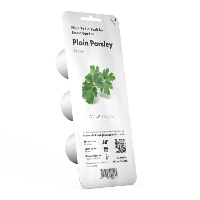 Click & Grow Parsley Seed Pod Refill for Smart Garden, Pack of 3