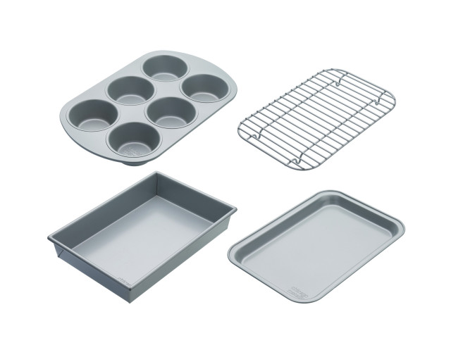 Chicago Metallic Non-Stick 4 Piece Bakeware Set