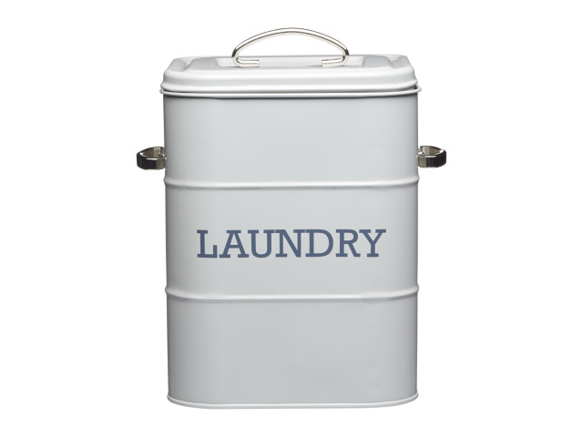 KitchenCraft Living Nostalgia Laundry Soap Tin, French Grey