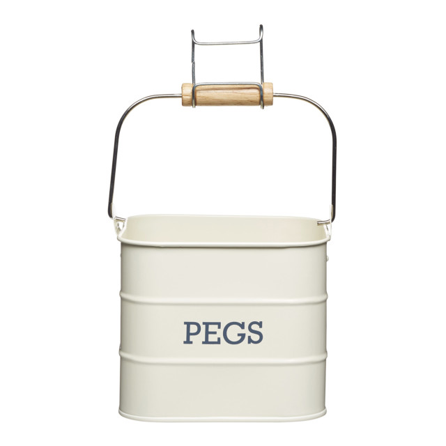 KitchenCraft Living Nostalgia Peg Tin with Hook