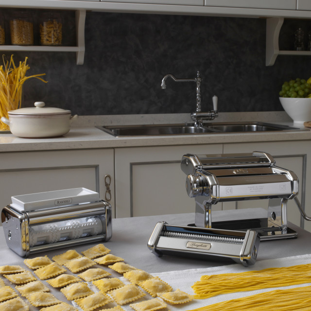 Lifestyle image of Marcato Pasta Making Set, 3-Piece