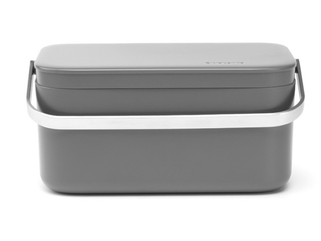 Brabantia Food Waste Caddy - Dark Grey