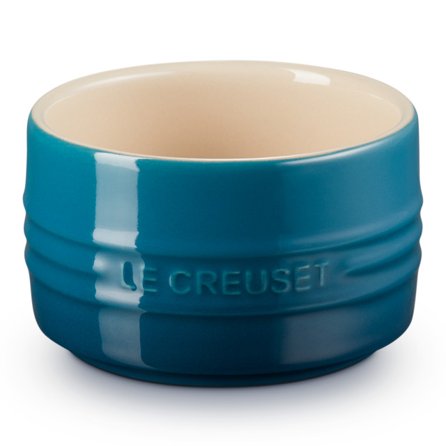 Le Creuset Large Stoneware Ramekins, Set of 2 - Azure