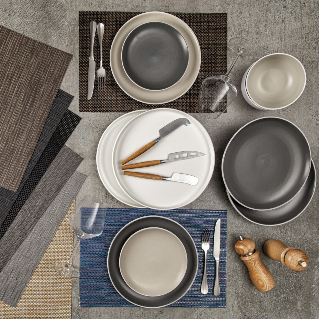 Lifestyle image of Humble & Mash Rectangular Woven Placemat