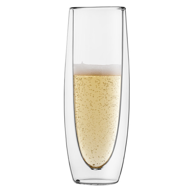 Pack Shot image of Humble & Mash Double-Walled Champagne Glasses, Set of 2