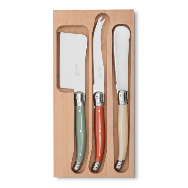 Laguiole by Andre Verdier Cheese Knife Set, Set of 3 - Blossom