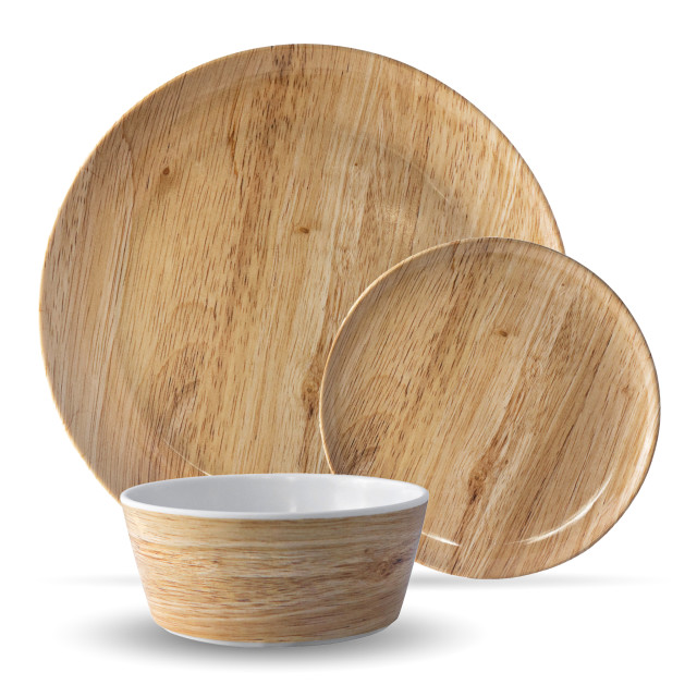 Home Classix Melamine Dinner Plate, side plate and bowl. Sold separately
