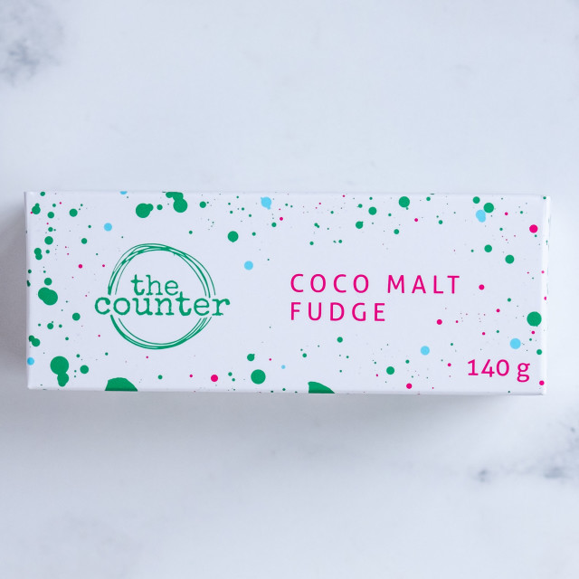 The Counter Coco Malt Fudge, 140g product shot