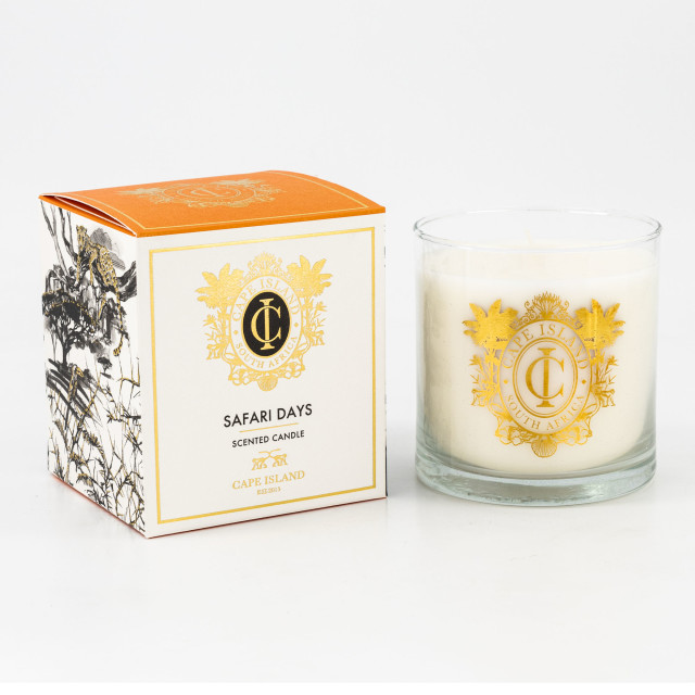 Cape Island Safari Days Large Candle, 500ml pack shot