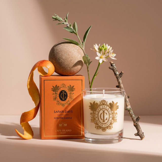 Cape Island Classic Safari Days Candle, 250ml
