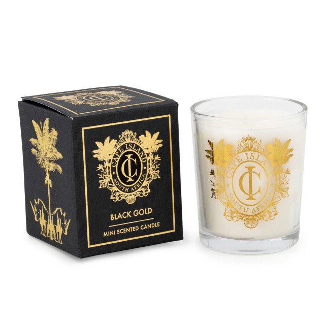 Cape Island Mini Black Gold Candle, 100ml