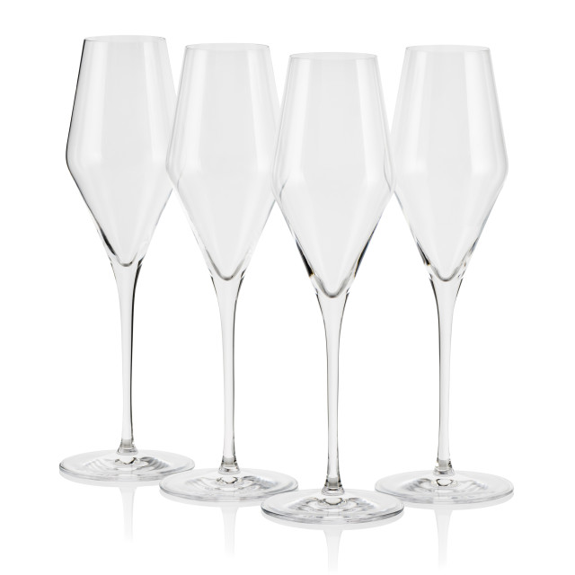 Pack Shot image of Le Creuset 290ml Champagne Flutes, Set of 4