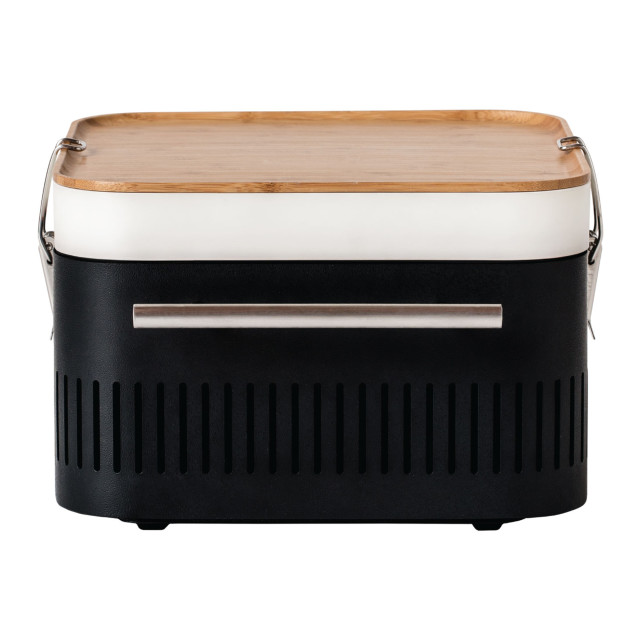 Everdure by Heston Blumenthal Cube Charcoal Portable Braai - Black side view